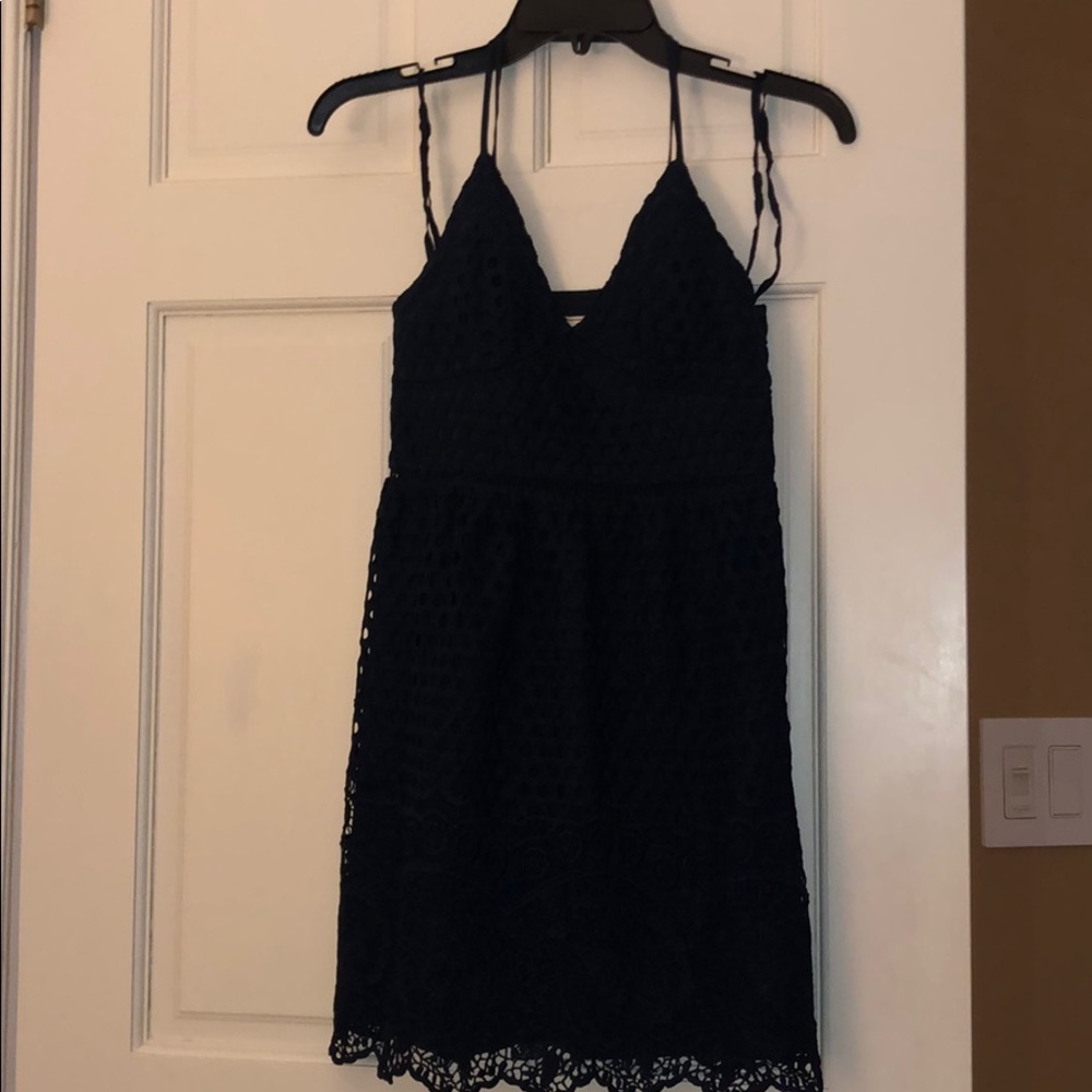 Abercrombie Navy Lace Dress - Picture 3 of 3